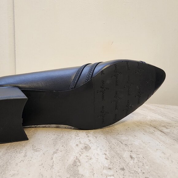 Easy Street Easy Street Womens Lotus Bloc Navy 7M - B023 - Picture 5 of 11